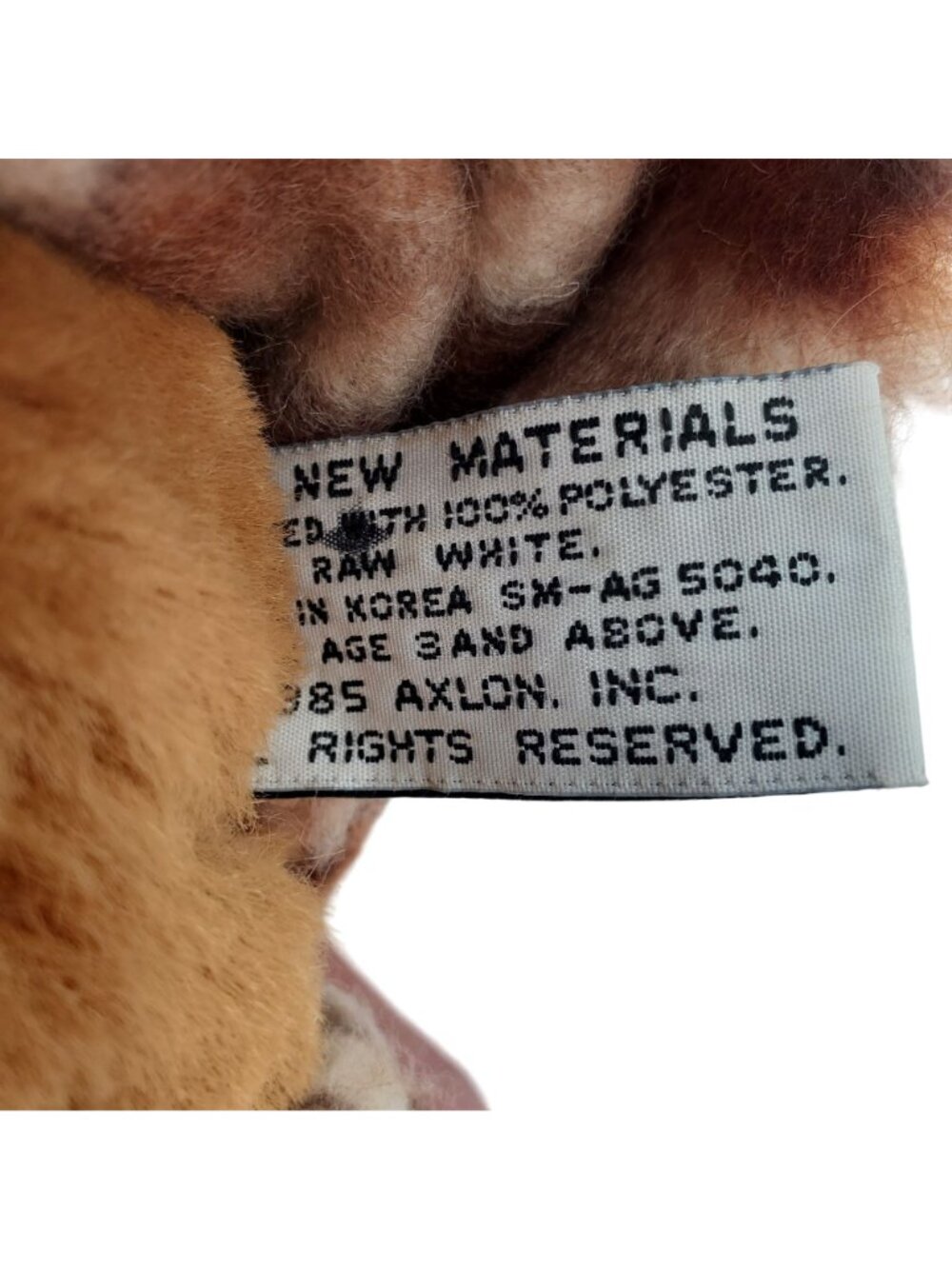 Vintage 1985 Axlon Inc  15 in Dressed Teddy Bear Plush Custom? Collectible Korea - Picture 6 of 8